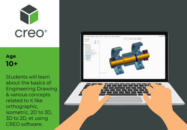 3d Product Design Course With CREO CAD Software – ROBO CLASSES