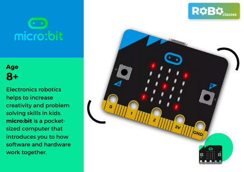 Microbit Robotics Classes Beginner Course with Kit
