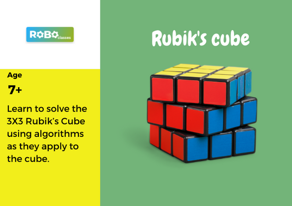 Rubik's cube for beginners – ROBO CLASSES